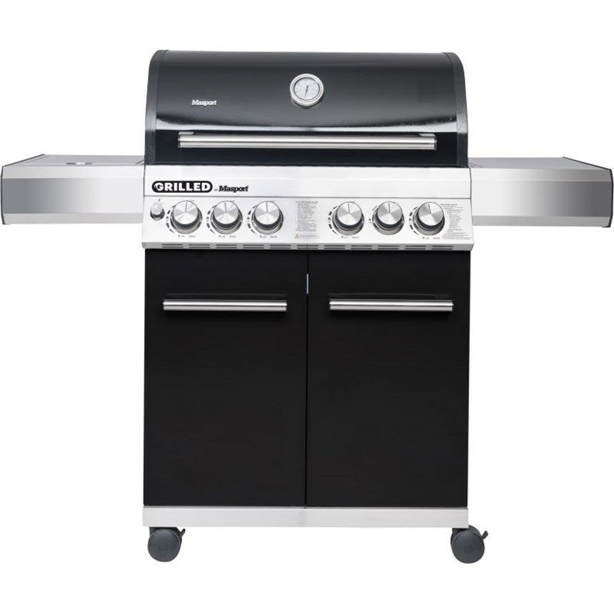 Masport 4 Burner Black